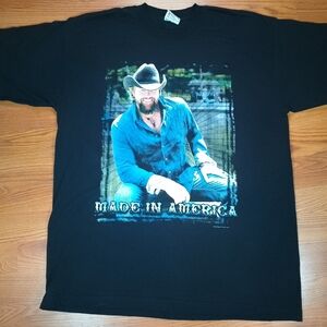 Vintage Toby Keith Locked and Loaded 2011 Made In America Tour T-Shirt X-LARGE